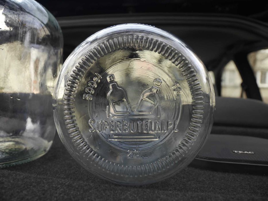 Бутель Бутлі скляні Сулія 5 літрів Бутиль для вина, напоїв Є кількість