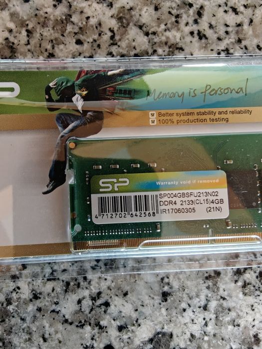RAM SP 4GB DDR4 2133MHz SODIMM para portátil
