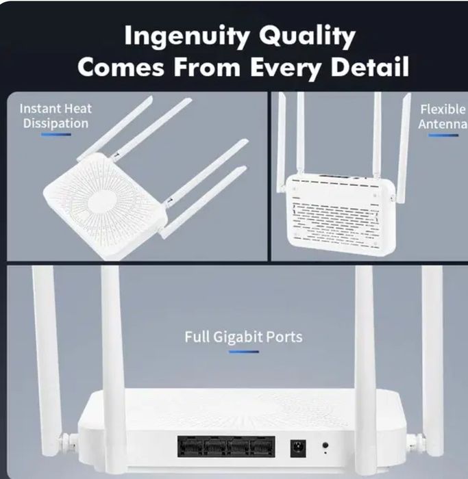 Binardat bezprzewodowy router WI-FI6 AX3000