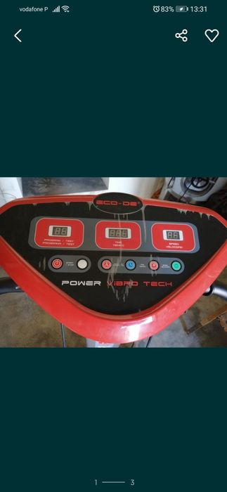 Plataforma vibratória nova