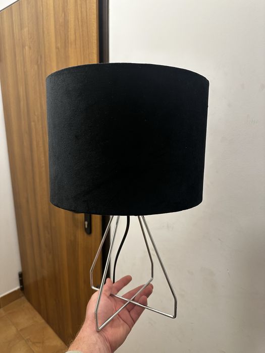 Lampy nocne  czarny  welur