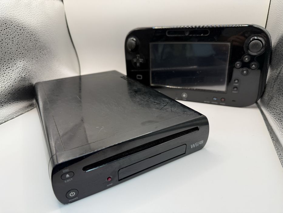 Konsola Nintendo Wii U 32GB Czarna GamePad Książenice • OLX.pl