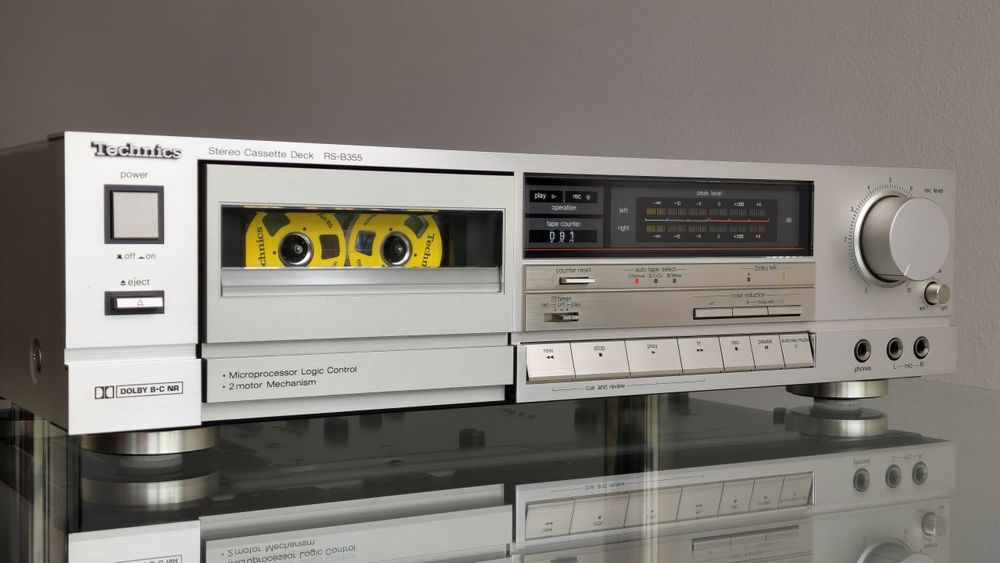 Magnetofon deck Technics RS-B355 silver