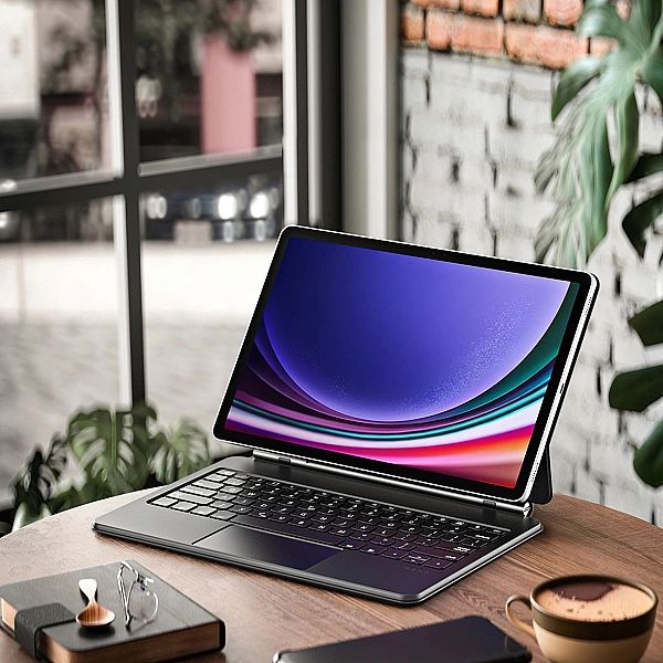 Etui Dux Ducis Keyboard (MK Series) z klawiaturą Bluetooth na Samsung