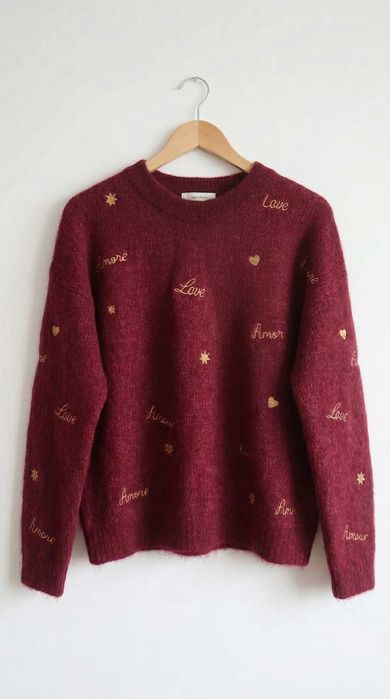 Sézane Hope XS nowy z metką | Mohair & Merino Wool | Oversize Love Amour
