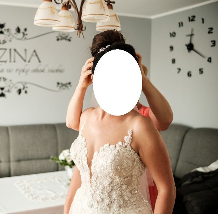 Suknia ślubna rozmiar 38 - PIĘKNA!!