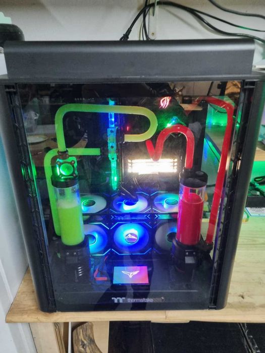 WORKSTATION FLASH – Dual Loop Custom | RTX 3090 24GB VRAM + 128GB RAM DDR4