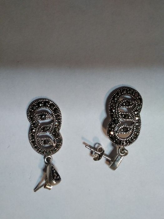 Серебряные сережки 925 пробы, новые