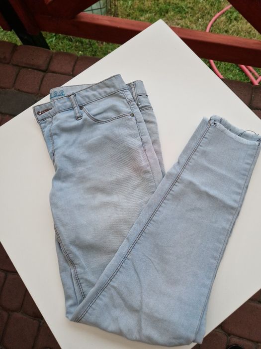 Spodnie damskie rurki niski stan 36 s