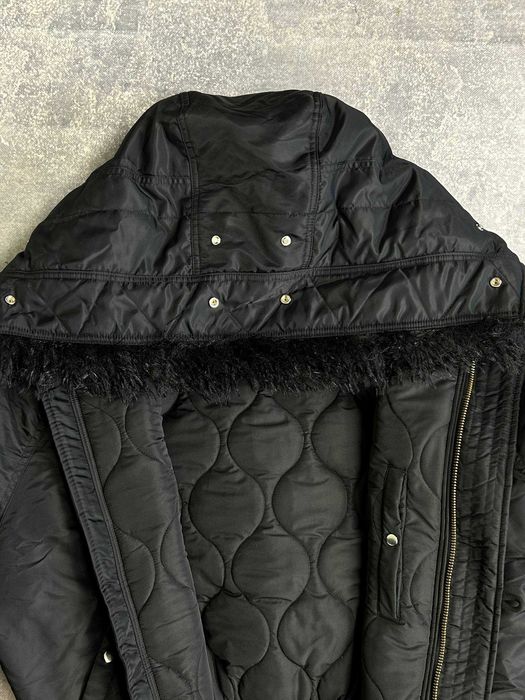 NO FAITH STUDIOS NFS jacket куртка бомбер Аляска чорна капюшон хутро