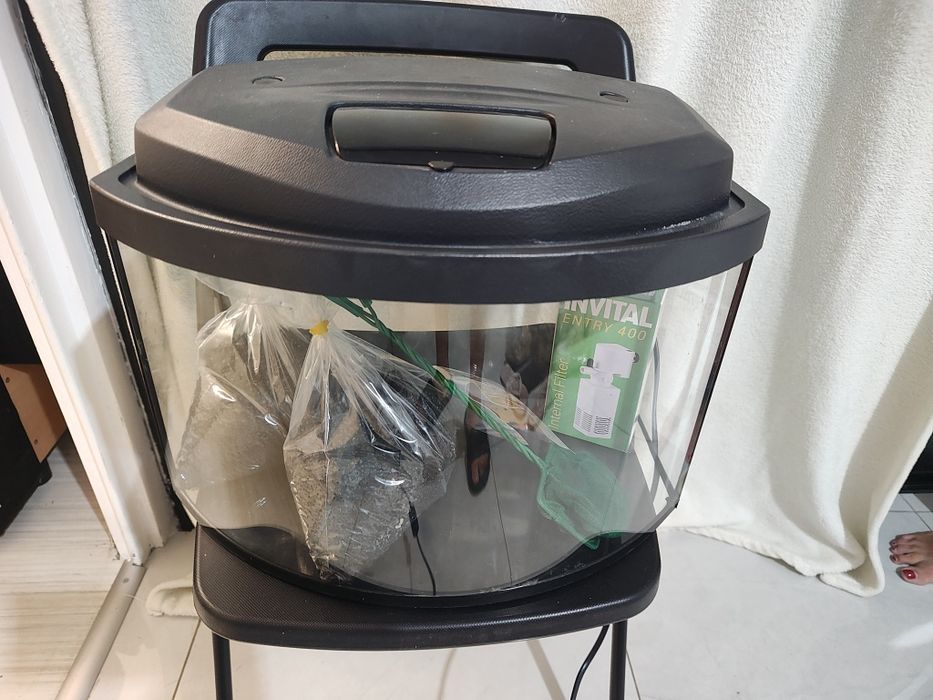 Akwarium do rybek pojemność 30l...