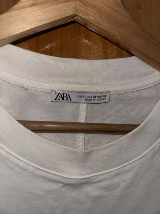 T-shirt cropped Zara MAN – Branca – Nova – XL