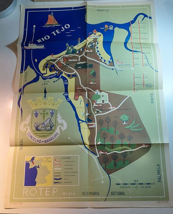 Barreiro - Roteiro ROTEP | Incluí Mapa Desdobrável