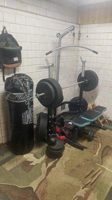 Domowa siłownia 162kg