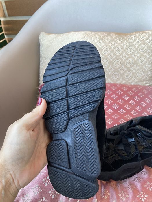 Tenis plataforma pretos novos