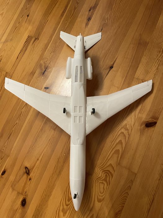samolot rc boeing 727 odrzutowiec 50mm druk 3d