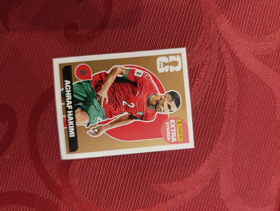 Achraf Hakimi extra sticker bronze World Cup 2026 panini