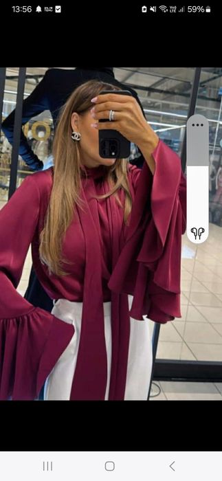 Koszula Emo satynowa .