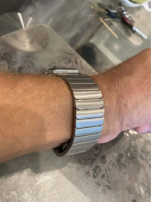 Браслет металический титановый для apple watch 42/44/45/49 mm ultra