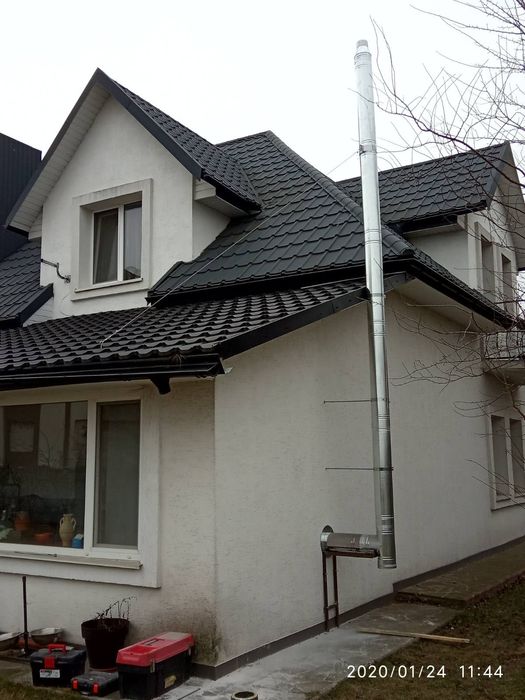 Димохід дымоходы димоход  нержавеющие утеплёная труба димарі монтаж