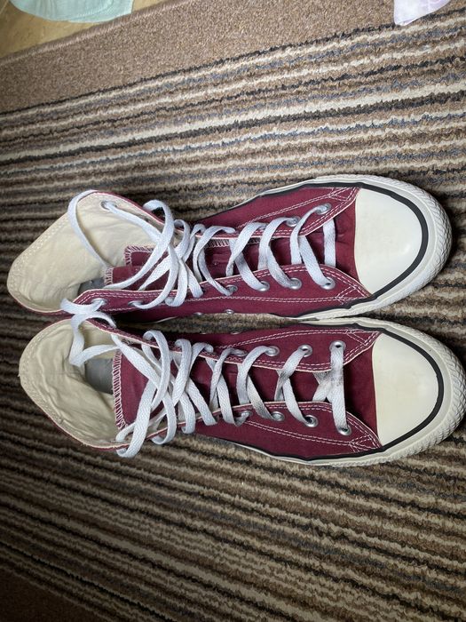 Converse вишневі 45 all star