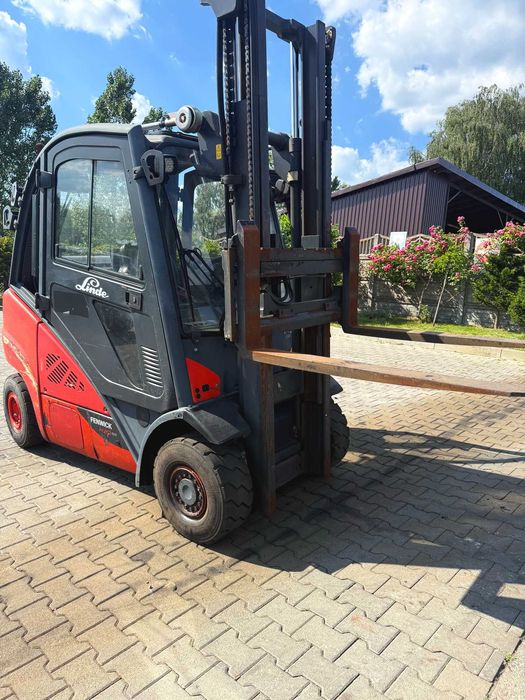 wózek widłowy LINDE H20T/600 EVO LPG kabina klima 2017r pompowane koła