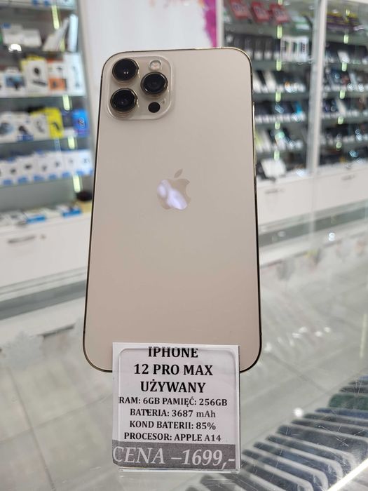 Iphone 12 Pro Max 256GB Bat 85% Telakces Felicity *Raty 0%