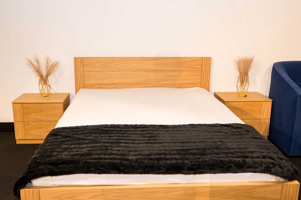 Zestaw Łóżko + 2 szafki nocne (50% TANIEJ)