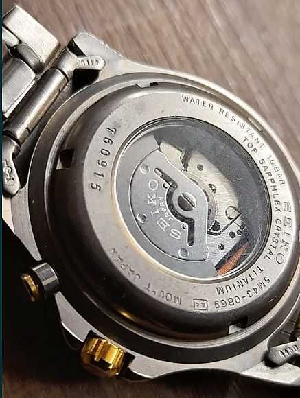 Zegarek "SEIKO-Automatic-Kinetic-100-Titanium" Tytanowy ! Unikatowy !