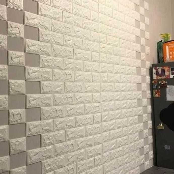 Біла Цегла Самоклеючі панелі, Самоклеющиеся панели 3Д, 3d панель