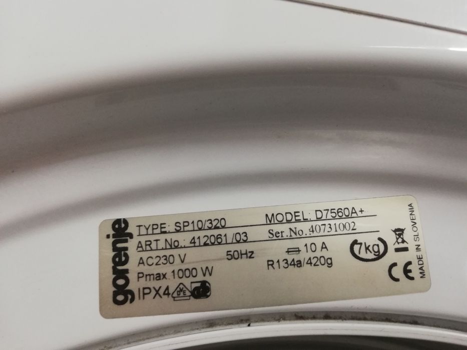 Suszarka Gorenje 7kg na p.ciepła A+ |12msc |BD stan |Dowóz