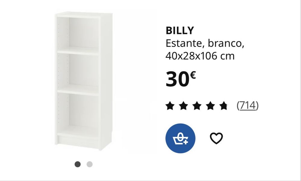 Estante branca IKEA