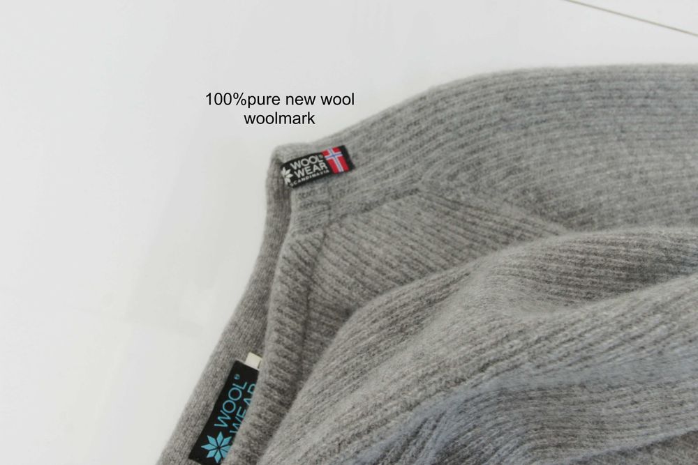 100%czysta żywa wełna, Woolmark, WoolWear scandinavia L/m