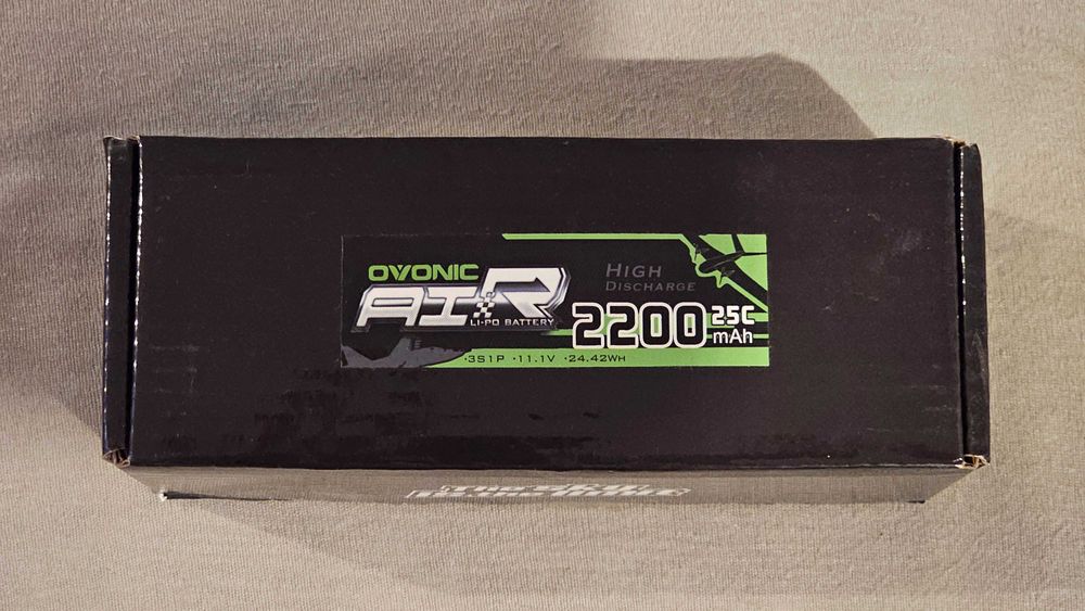 2 x NOWE ogniwo LiPo 2200mAh 3S 25C OVONIC