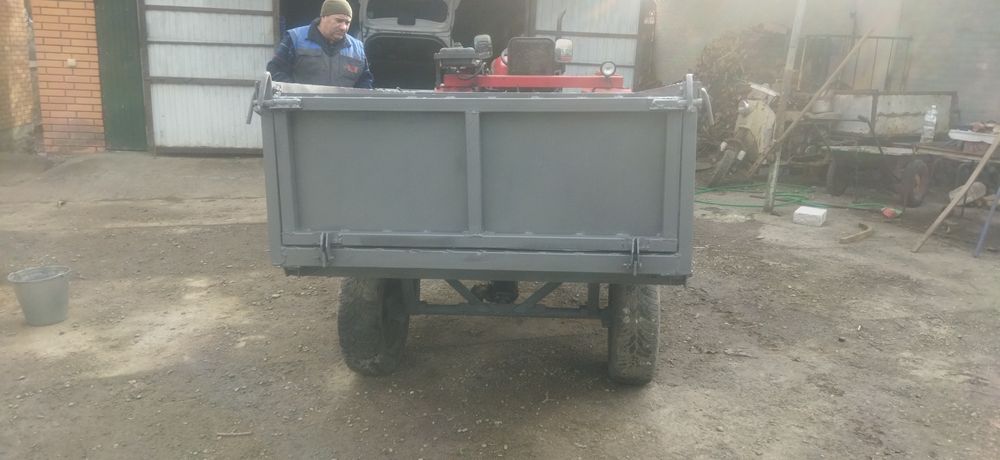 Причіп-самоскид саморобний, прицеп