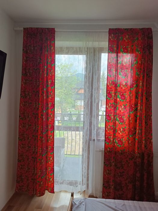 komplet zasłon góralskich