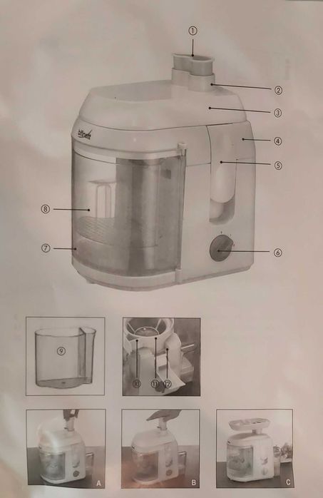 Máquina de sumos - Espremedor de Fruta