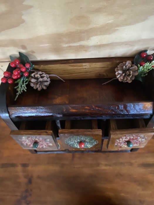 Szafka półka kuchenna przyprawnik vintage rustykalny wysyłka