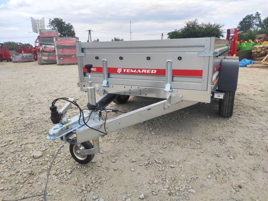 Nowa przyczepka 264 x 126 cm - TEMARED PRO 2612/2 - Dostawa pod dom