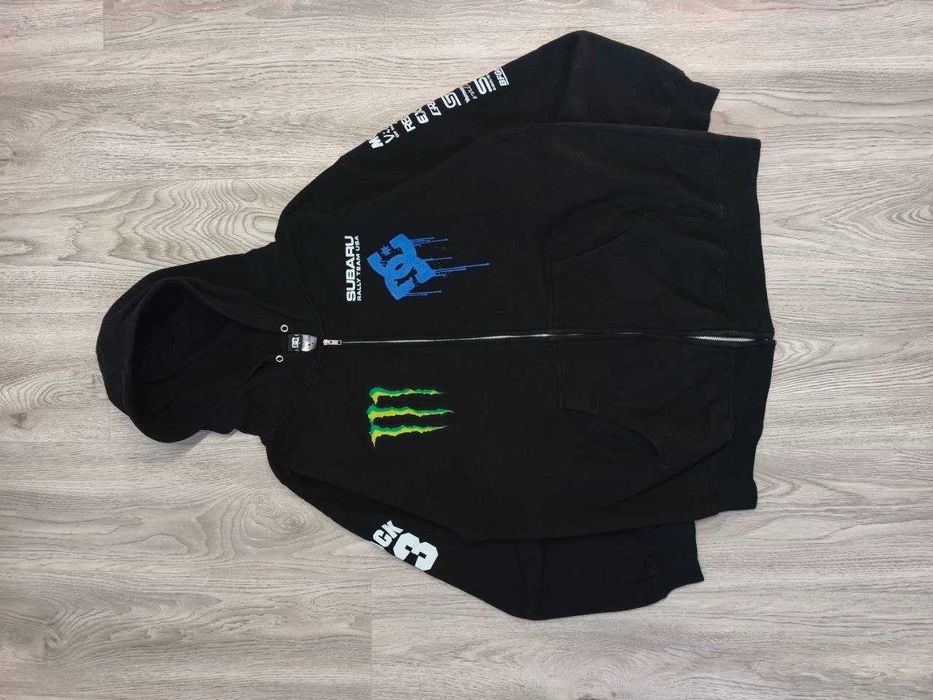 РІДКІСНЕ Вінтажне худі DC Shoes x Ken Block #43 x Monster x Subaru Rally Hoodie | Y2K