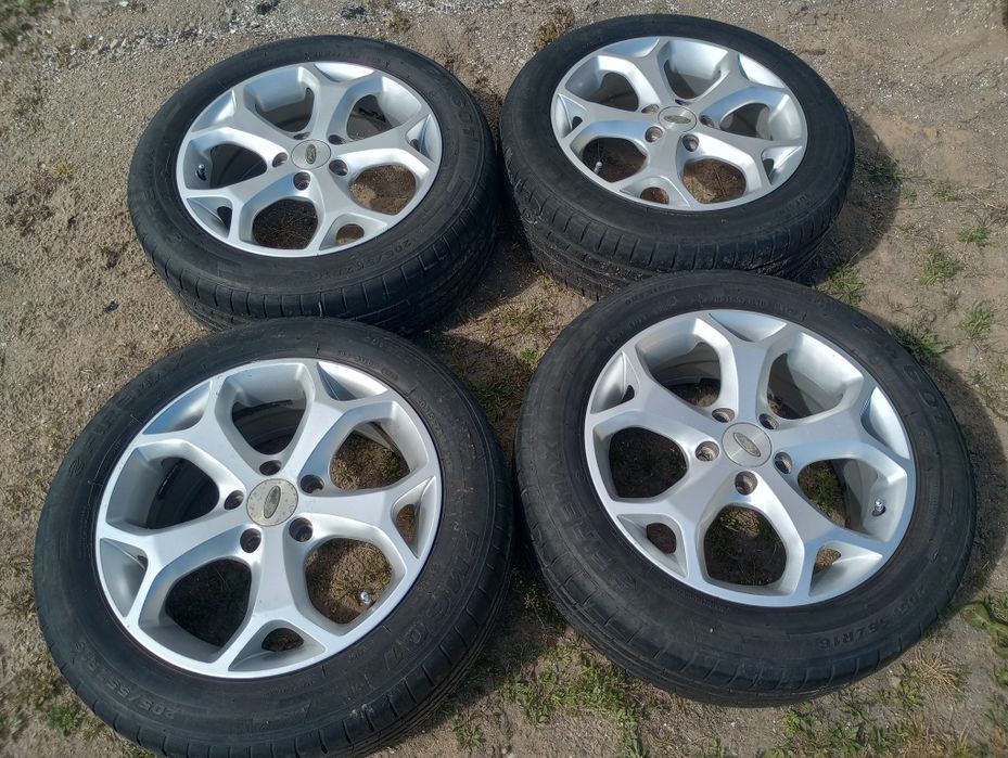 Alufelgi 16" et50 5x108 Ford Focus Mondeo Kuga Tourneo Connect Transit Courier C-Max S-Max Galaxy Volvo Jaguar Felgi Koła Letnie Opony