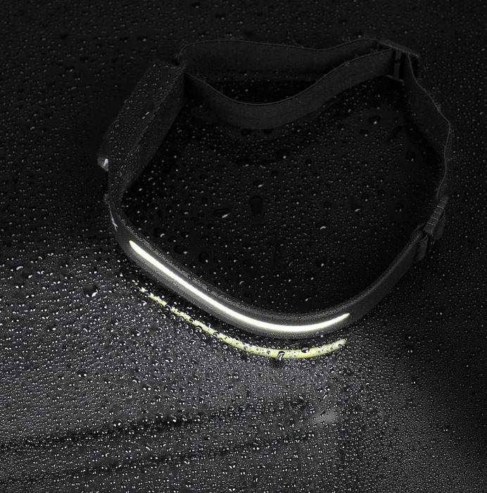 LATARKA CZOŁÓWKA akumulatorowa pasek LED wodoodporna IPX na głowę