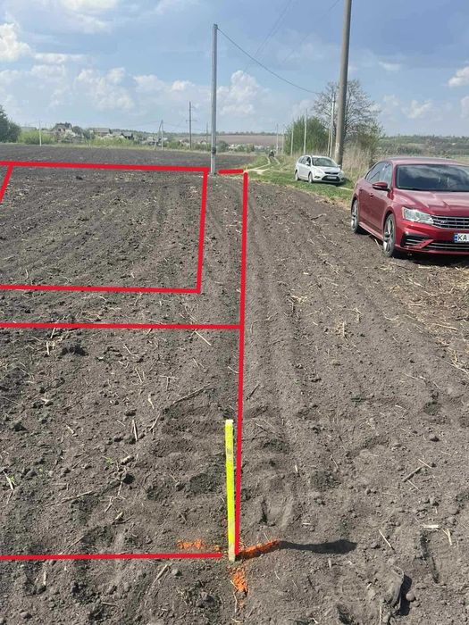 6 соток 690$/сот. електр. с.Лука, 17 км від Києва, р. Ірпень, розтроч.