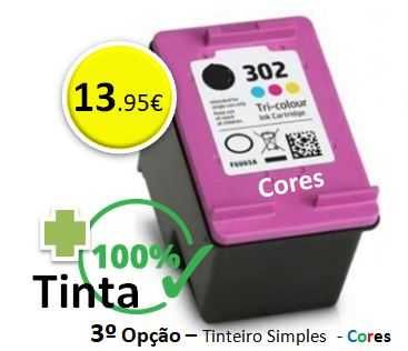 Tinteiros HP 302 Reciclados  - 4º Opções de escolha