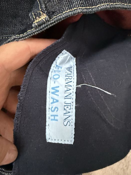Рідкісні архівні джинси-карпентери armani jeans (made in italy) — колекційний вінтаж 27р ( S)