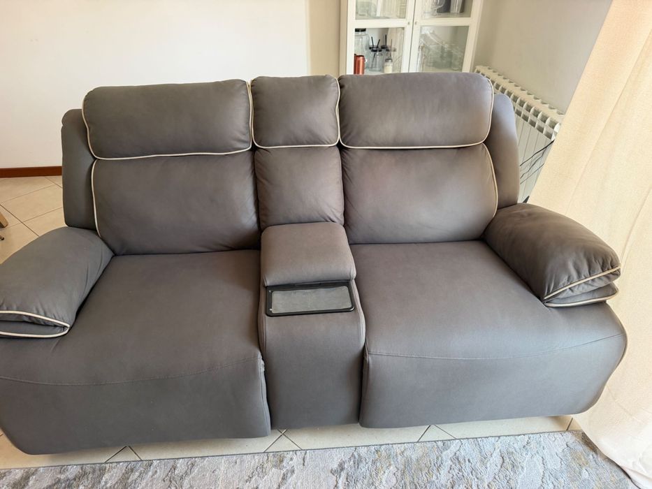 Sofa com assentos extensivos