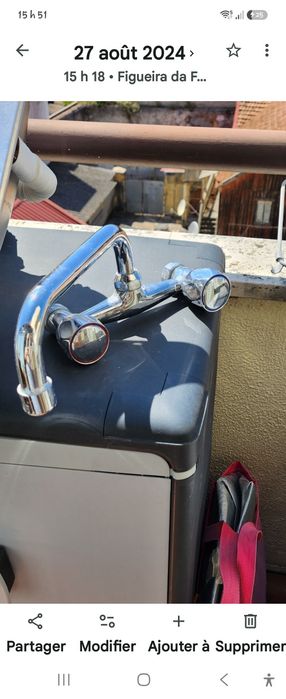Lava loiça inox com tornera
