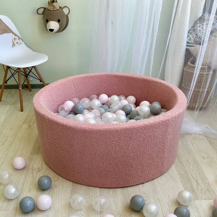 Сухой бассейн Тедди для детей с шариками и без. Басейн з кульками.