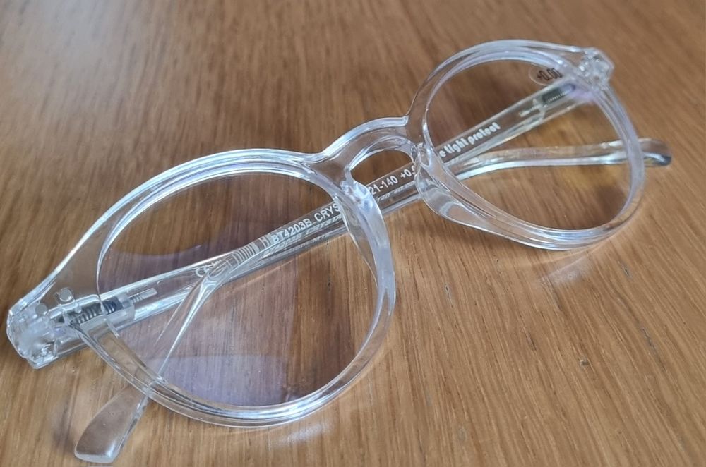 Okulary zerówki niebieskie światło NOWE