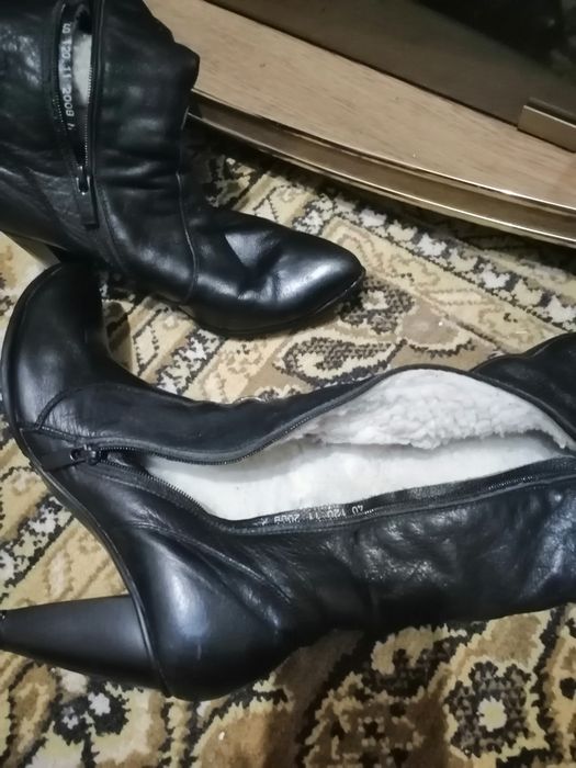 сапоги замш натуральный. Ботиночки нубук. Срочно.